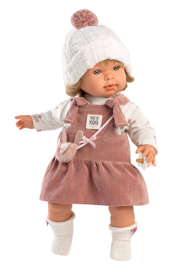 Pop met Crying Baby poppenkledingset Pleun (42 cm)