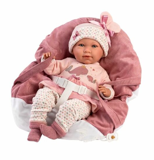 Pop met Newborn poppenkledingset Yara (42 cm)