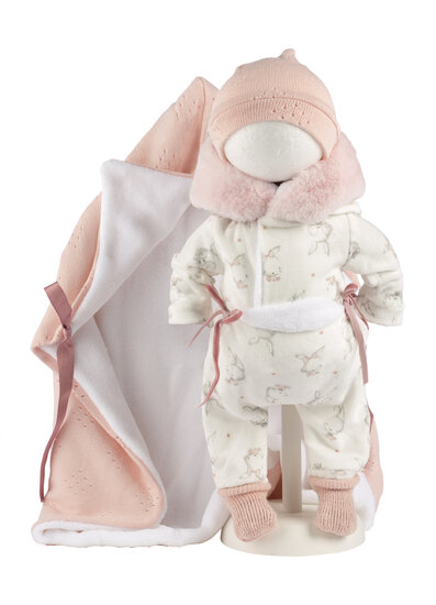 Newborn poppenkledingset Bunny (44 cm)