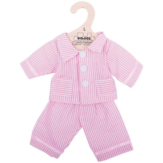 Kledingset 35 cm Roze pyjama Large