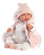 Pop met Newborn poppenkledingset Bunny (44 cm)